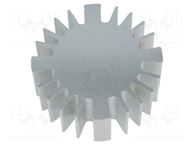 Heatsink; LED; Ø: 60mm; H: 25mm