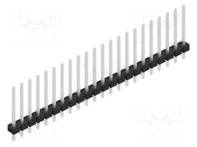 Connector: pin strips; pin header; male; PIN: 22; 2.54mm; THT; 1x22
