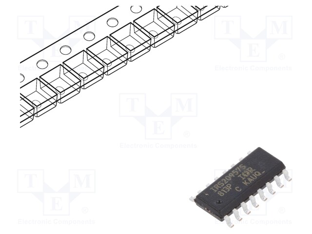 Audio amplifier; 10÷15VDC; 1; Amp.class: D; SO16