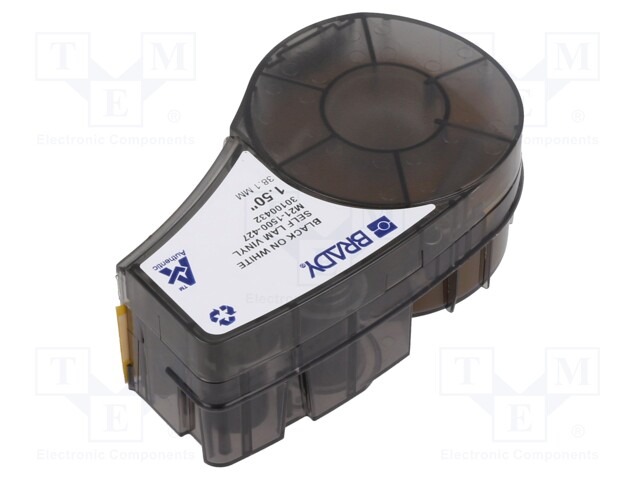 Tape; 38.1mm; 4.27m; white; Character colour: black