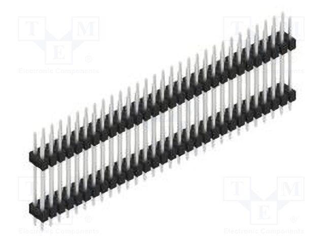 Connector: pin strips; pin header; male; PIN: 60; 2.54mm; THT; 2x30