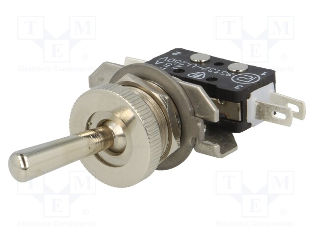 Switch: toggle; Pos: 2; SPST-NO + SPST-NC; ON-ON; 2.5A/230VAC