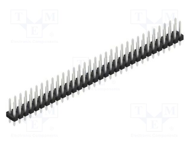 Connector: pin strips; pin header; male; PIN: 64; 2.54mm; THT; 2x32