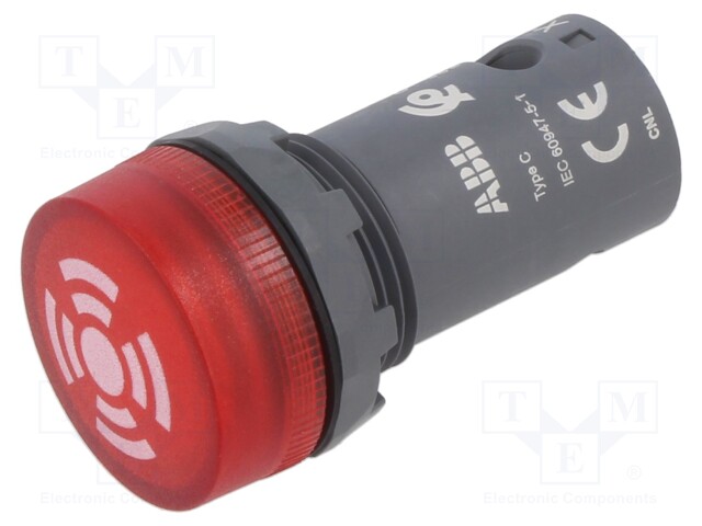 Light-sound signaller; 22mm; CB1; Ø22.3mm; 110÷130VDC; 15mA