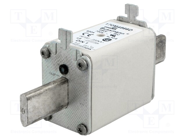 Fuse: fuse; aR,quick blow; 630A; 690VAC; ceramic,industrial; NH1