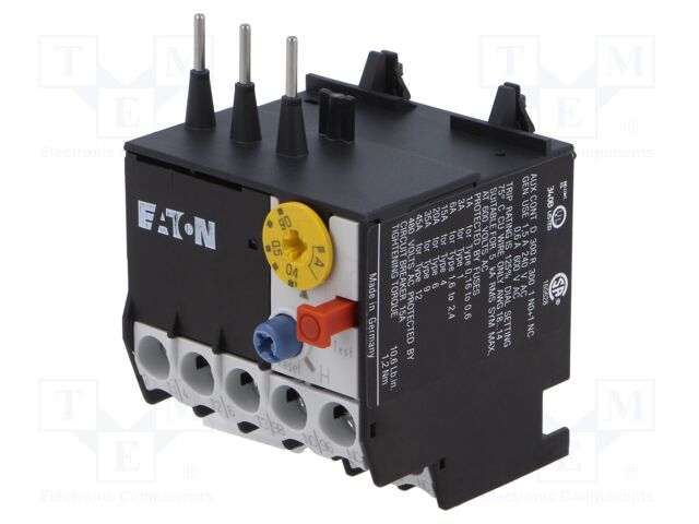 Thermal relay; Leads: screw terminals; 0.4÷0.6A; -25÷50°C