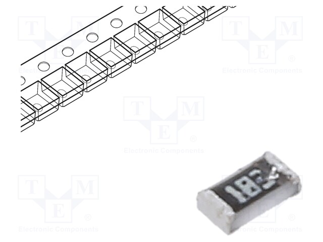 Resistor: thin film; SMD; 0603; 18kΩ; 100mW; ±0.1%; -55÷155°C