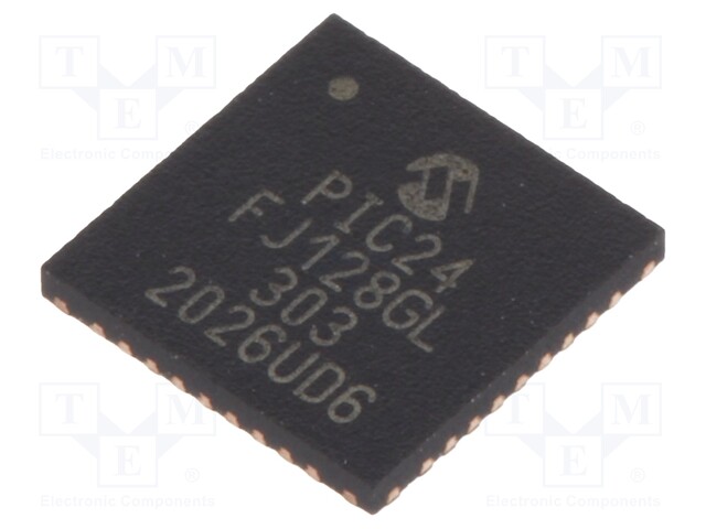 PIC microcontroller; Memory: 128kB; SRAM: 8B; SMD; UQFN36