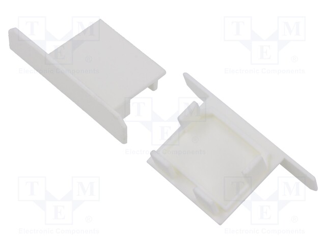 Cap for LED profiles; white; LARKO