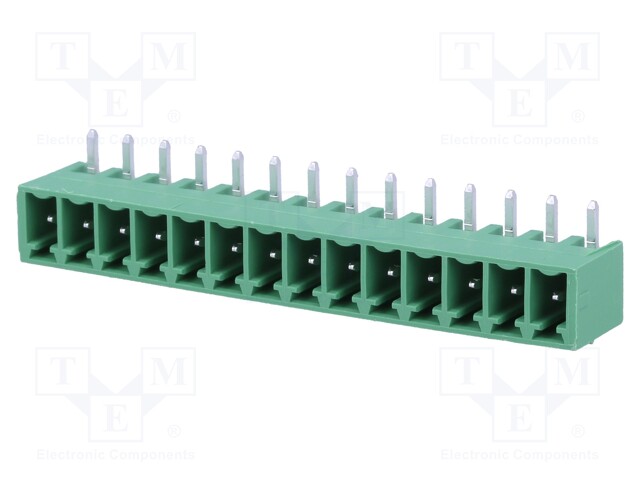 Pluggable terminal block; 3.81mm; ways: 14; angled 90°; socket