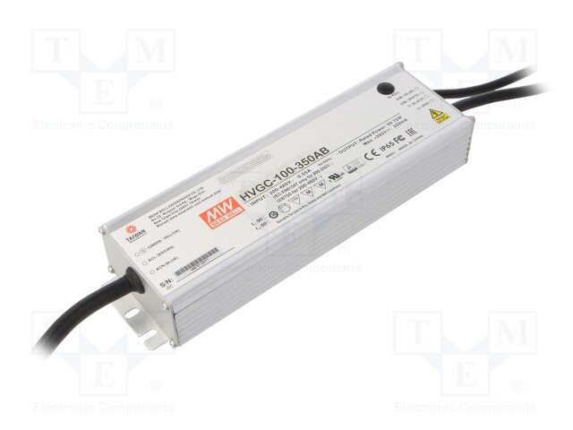 Power supply: switched-mode; LED; 99.75W; 29÷285VDC; 210÷350mA