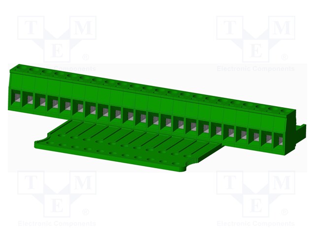 Connector: pluggable terminal block; plug; female; straight; 5mm