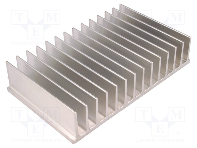 Heatsink: extruded; grilled; L: 100mm; W: 165mm; H: 35mm; aluminium