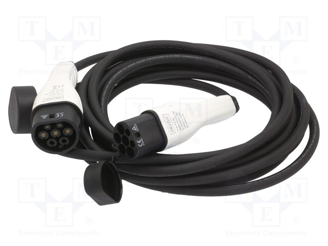 Cable: eMobility; 1x0.75mm2,3x6mm2; 230V; 7.4kW; IP55; 10m; 32A