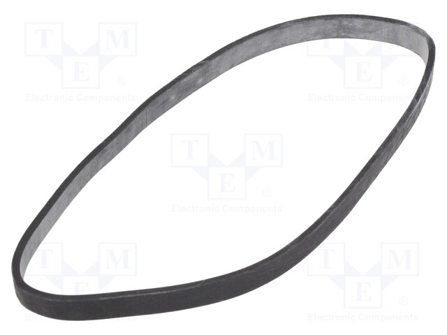 Rubber bands; ESD; Dim.(a x b x c): 127x6.4mm; D: 1.6mm; black