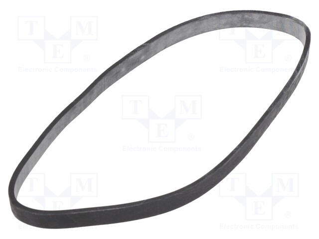 Rubber bands; ESD; Dim.(a x b x c): 127x6.4mm; Thk: 1.6mm; black