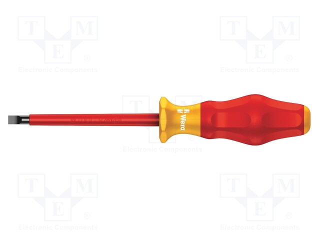 Screwdriver; insulated; slot; 8,0x1,2mm; Blade length: 175mm