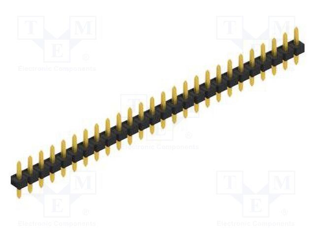 Connector: pin strips; pin header; male; PIN: 26; 2.54mm; THT; 1x26