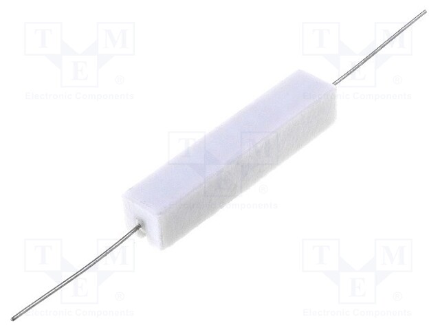 Resistor: wire-wound; cement; THT; 6.8kΩ; 10W; ±5%; 10x9x49mm