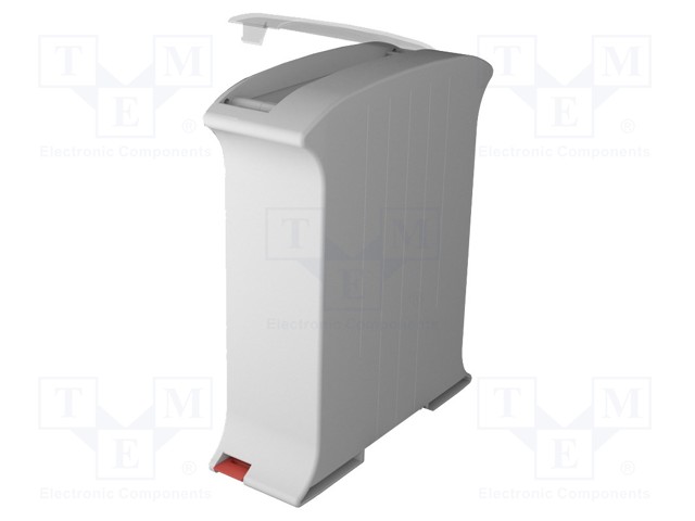 Enclosure: for DIN rail mounting; ABS