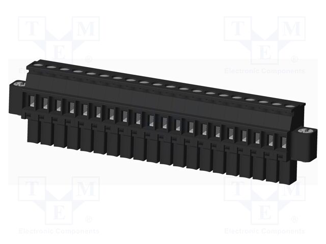 Connector: pluggable terminal block; plug; female; angled 90°
