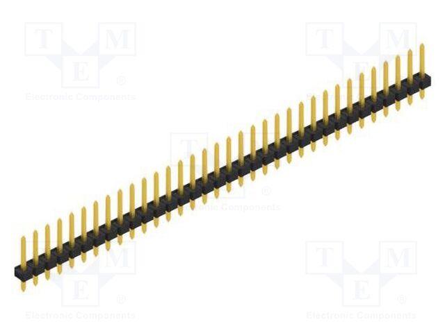Connector: pin strips; pin header; male; PIN: 34; 2.54mm; THT; 1x34