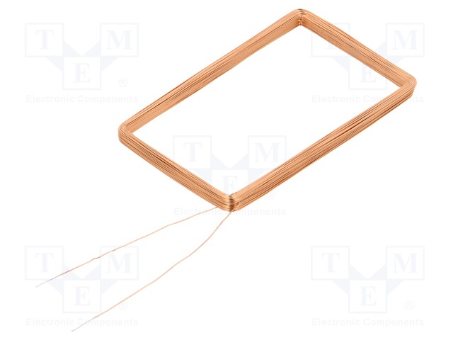 RFID antenna; 125kHz; Body dim: 35x45x3mm; Usable dim: 31x41x3mm