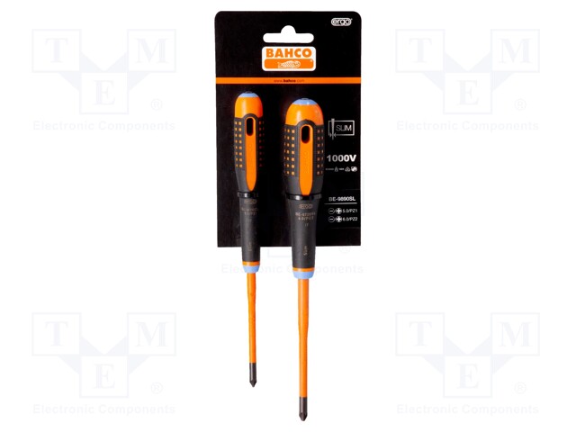 Kit: screwdrivers; insulated; PlusMinus cross PZ-type; ERGO®; tag