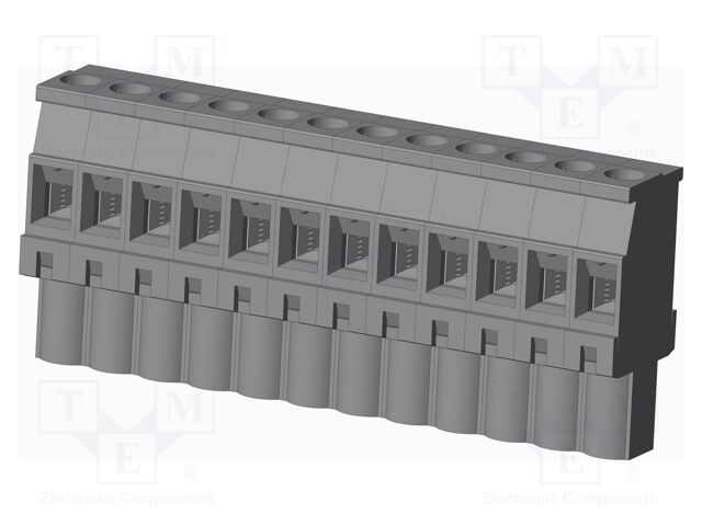 Connector: pluggable terminal block; plug; female; angled 90°