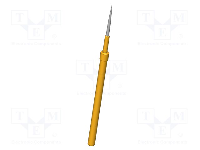 Test needle; Operational spring compression: 8mm; 5A; Ø: 0.7mm