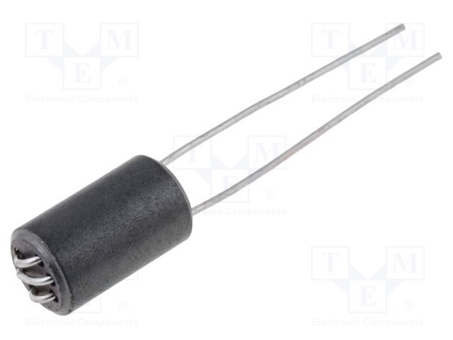 Inductor: ferrite; Number of coil turns: 3; Imp.@ 25MHz: 860Ω