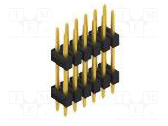 Connector: pin strips; pin header; male; PIN: 12; 2.54mm; THT; 2x6