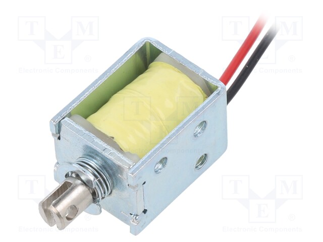 Electromagnet: pull; Usup: 12VDC; Power: 1.6W; Force: 2.5N; 21.93Ω