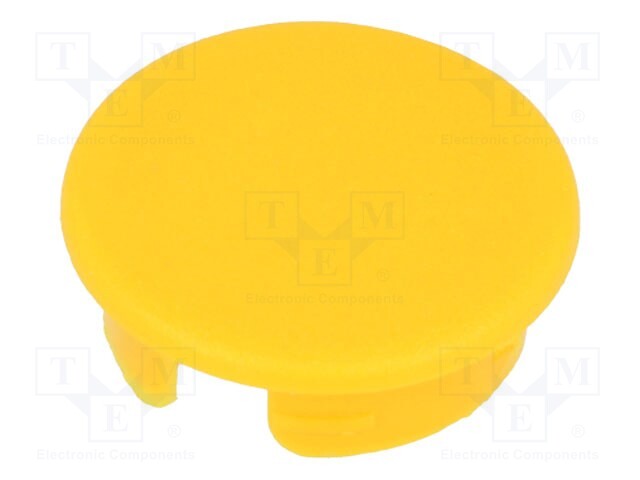 Cap; ABS; yellow; push-in; Application: A2516,A2616; Shape: round