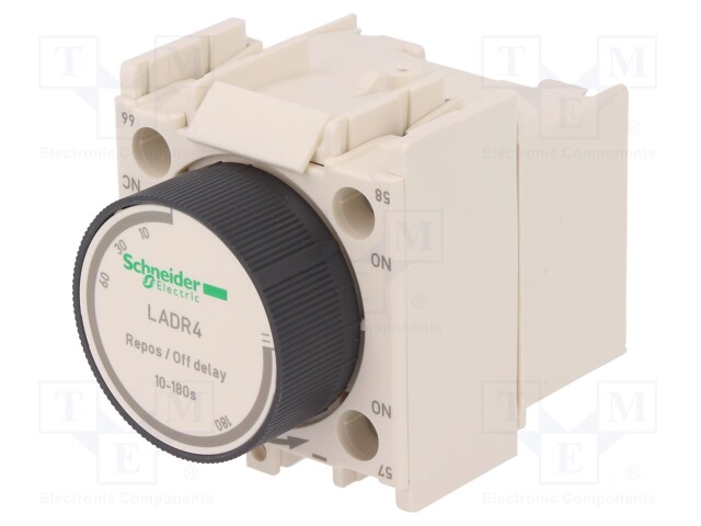 Time delay contacts; Series: TeSys D; Leads: screw terminals