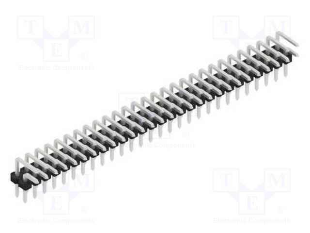 Connector: pin strips; pin header; male; PIN: 56; 2.54mm; THT; 2x28
