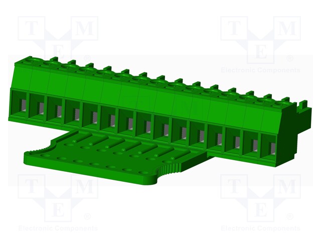 Connector: pluggable terminal block; plug; female; straight; 300V