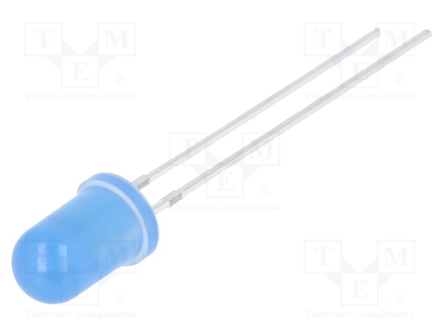 CRLED; 5mm; blue; 3000mcd; 30°; 14mA; 12V; Front: convex
