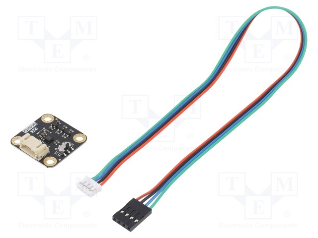 Sensor: accelerometer; Gravity; 3.3÷5VDC; I2C; H3LIS200DL; 27x27mm
