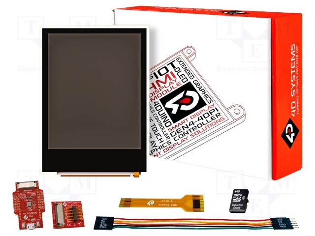 Display: TFT; 2"; 176x220; Window dimensions: 31.68x39.6mm; 100mA