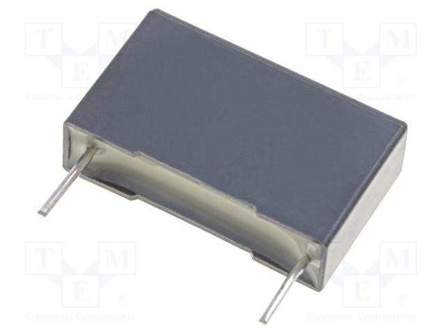 Capacitor: polypropylene; X2; 10nF; 15mm; ±10%; 18x5x11mm; 275VAC