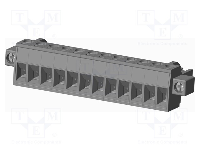 Connector: pluggable terminal block; plug; female; straight; grey