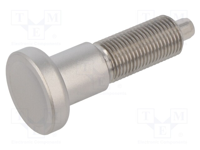 Indexing plungers; Thread: M16; 8mm; Plunger mat: stainless steel