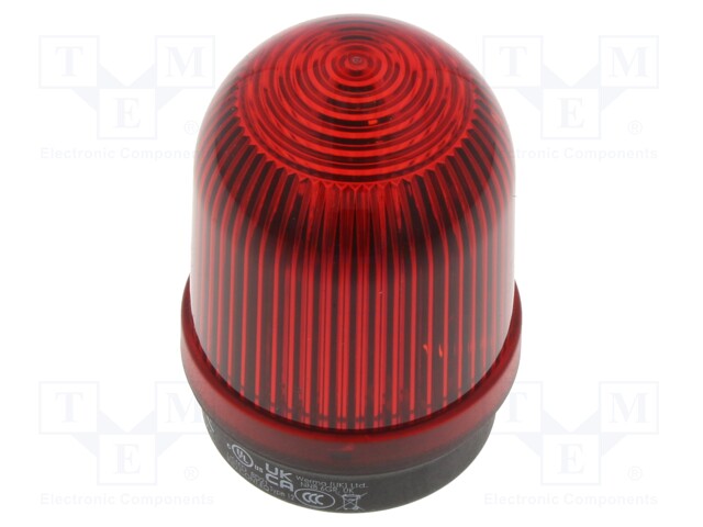 Signaller: lighting; continuous light; red; 12÷230VDC; 12÷230VAC