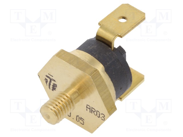 Sensor: thermostat; Output conf: SPST-NC; 120°C; 16A; 250VAC; ±5°C