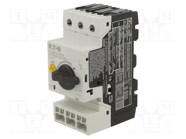 Motor breaker; 4kW; 220÷690VAC; for DIN rail mounting; IP20