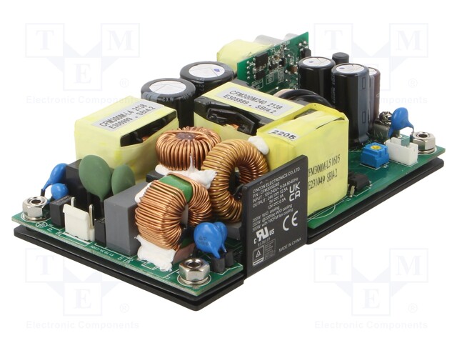 Power supply: switched-mode; 300W; 120÷370VDC; 90÷264VAC; 24VDC