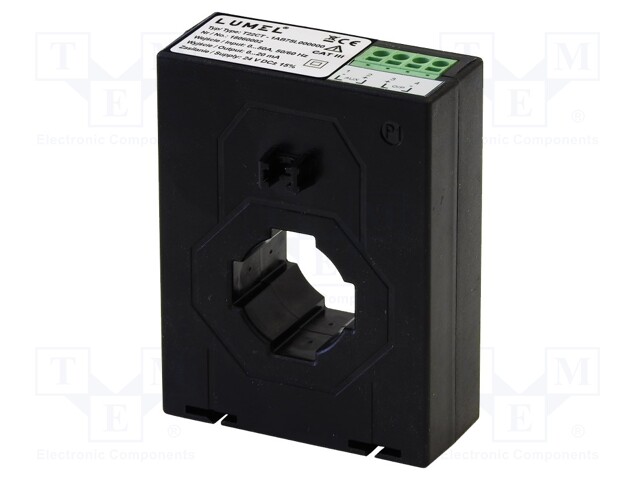 AC transducer; Iin: 250A; Iout: 4÷20mA; on cable,for bus bar; IP20