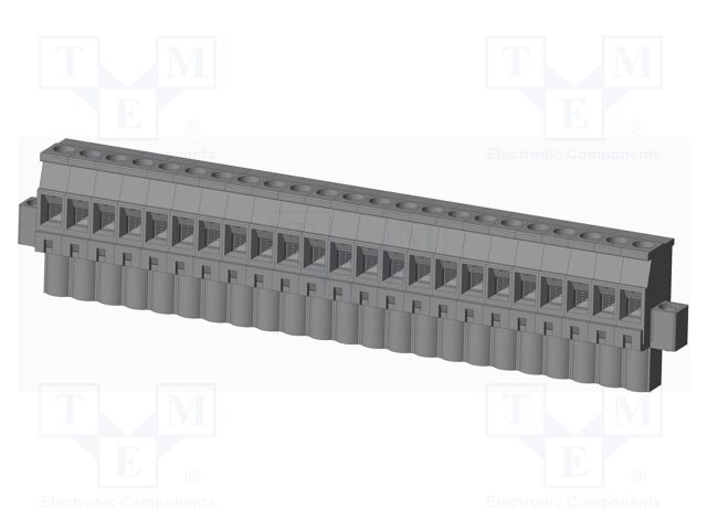 Connector: pluggable terminal block; plug; female; angled 90°