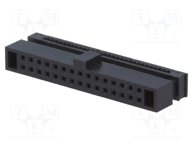 Plug; IDC; female; PIN: 30; IDC; for ribbon cable; 0.635mm